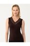 Women's Thick Strappy Lace Modal Cashmere Undershirt