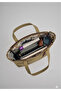 Women's Shoulder Bag - S Di̇na Tote Mumlu Canvas 7238 - 2