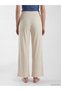 Özmarka New Season Elastic Waist Corded Fabric Women's Pajama Bottoms - 4