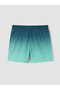 Trendlucky Boys' Gradient Patterned Swim Shorts with Difference in Color - 5