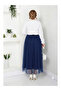 Stylish Tulle Skirt with Lining - 2