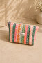 Makeup Bag Quilted Organizer - Travel Cosmetic Organizer Zippered Multi-Purpose Women's Bag 23X14X6 cm - 7