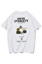 Unisex Oversize Naive Stragety T-Shirt (White)