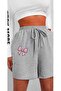 Unisex Oversize Relaxed Fit High Waist Special Design Printed Summer Shorts