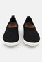 Women Slip On Ballerina Casual Shoes, Black - 2