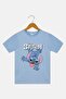 Toddlers Boy Lilo And Stictch Short Sleeve Top, Dusty Blue - 2