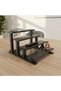 4-Tier Compact Mini Display Shelf - Matte Composite Black - 3