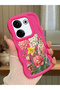 Tecno Camon 20 Pro 4g Compatible Case Camera Protector Red Silicone Couple Phone Case Floral Pattern