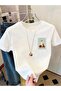 French Hat Duck Printed Oversize Crew Neck Summer T-Shirt - 3