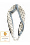 Special Series Silky Satin Zircon Stone and Pearl Detailed Magnetic Scarf - 57cm - 2
