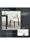 LIBBY DINING CHAIR WHITE BLACK - 4