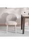 BENZO DINING CHAIR UPHOLSTERED - BEIGE - 2