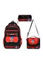 Men's School Bag Waterproof Thermal Insulated Pencil Case Triple School Set