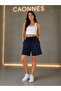 3-Piece Shorts for Women (Black-Grey-Navy Blue) Oversize Summer Shorts Anti-Sweat - 5