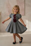Bow and Rose Embroidered Baby Dress