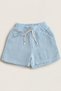 Children's 100% Cotton Interlock T-Shirt and Muslin Shorts 2-Piece Summer Set - 4