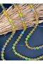 8 mm Ab Plated Glass Beads (1 String 40 Pieces) Iridescent Rainbow Color Rosary Jewelry Design Bead - 3
