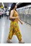 Yellow Floral Print A-Line Kurta Set - ALV2219 | Yellow-Size:L-40-Inches - 3