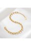 Gold Bead Detailed Chain Bracelet – Adjustable Steel Bracelet