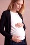 Maternity Black Viscose Blended Open Front Long Sleeve Belted Cardigan Meadow - 5