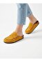 Unisex Mc450-Sue Genuine Leather Yellow Suede Closed Toe Orthopedic Cork Sabo Slippers - 2