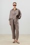 Mink Modal Blended Striped Women's Suit
