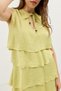 Yellow Ruffled Women's Mini Dress - 6