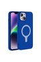 Apple iPhone 14 Compatible Case Pastello Magsafe Cobalt Blue