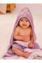 Outlet 100% Cotton Baby Girl-Boy Bath Towel Swaddle Lilac/Owl - 2
