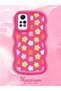 Redmi Note 12 Pro 4g Compatible Case Camera Protector Red Silicone Couple Phone Case Floral Pattern - 2