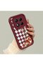 Xiaomi Redmi Note 14 Pro Plus 5g Compatible Case Camera Protector Burgundy Silicone Couple Phone Case Floral Pattern - 2