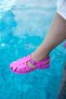 Misha Heart Detailed Buckle Jelly Women's Fuchsia Sandals - 3