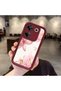 Tecno Camon 20 Pro 5g Compatible Case Camera Protector Burgundy Silicone Couple Phone Case Floral Pattern