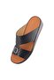 ( D-2026 ) Handmade Arabic Men's Slippers | Outdoor Arabic Sandals For Men | Full Leather - 3
