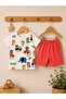 Safari Friends Baby Boy Summer Top and Bottom Set - 2