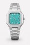Original Premium Calendar Men's Wristwatch Silver Color Steel Band Japanese Movement - 2