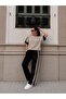 Women's Soft Textured Crew Neck Sweatshirt Set - 3