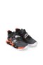 Kothill F Unisex Kids Velcro Dark Gray / Orange Casual Sneakers - 2