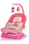 Baby Bath Seat for Newborn with Adjustable Recline Soft Mesh Anti Slip Bath Support Pink