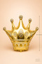 Gold Crown Foil Balloon 21 Inch 54 Cm, Gold King Queen Prince Princess Helium Compatible Party Balloon - 2