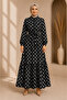 Moda Başak Summer Dress with Polka Dots in Mango Fabric, Comfortable Fit