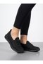 Women's black slip-on easy wear ultra lightweight orthopedic sole daily walking shoes