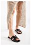 Women's Black Flat Sole Daily Summer Slippers Rolise - 2