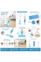 Floor Cleaning Spray Mop – Removable Microfiber Cleaning Pad, 360° Swivel Head, Lightweight - 7
