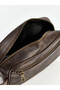 Peak New Season Brown Leather-Look Men's Handbag - 5