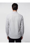 Ozmarka New Season Gray Slim Fit Dobby Men's Shirt - 4