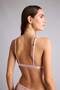 Lace Detailed Satin Unlined Non-Padded Non-Wired Light Pink Bralet G1139Ax26Sp - 5