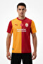 Unisex Yellow Red Segmented Short Sleeve Astroturf Match Jersey 78499101 - 6
