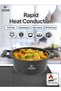 Life Smile 12-Piece Granite Cookware Set with Lids, Kitchen Tools & Silicone Gloves | Induction Compatible | 20cm (2.6L), 24cm (4.4L), 28cm (7.1L) Soup Pots & 26cm (3.6L) Shallow Pot - 6