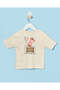 Infant Boys Ivory Front And Back Printed T-Shirt - 4